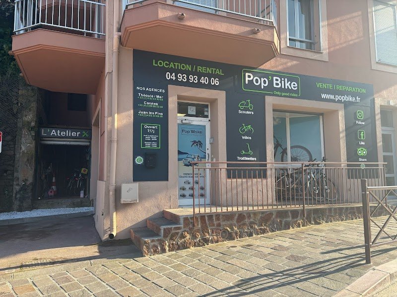 Pop'Bike Théoule-sur-Mer - Location Vélos, Scooters & Mini Moke - Massif de L'Estérel dans les Alpes Maritimes