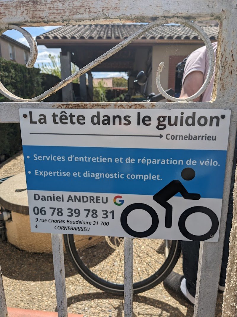la tete dans le guidon