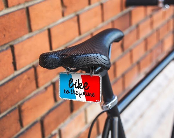 V-LOPLAK, les plaques vélos rétro-réfléchissantes (rendent plus visible la nuit). Utiles, éthiques & fun! - Photo 3