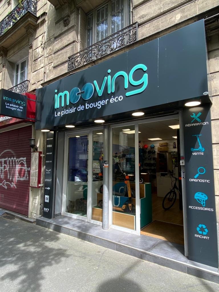 iMooving Mairie de Clichy réparations et ventes de trottinettes et vélos électiquees