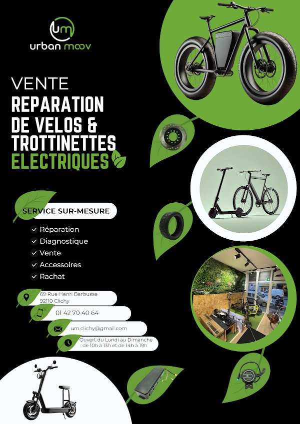 Urban Moov Clichy - Réparation trottinette et vélos électrique - Photo 3