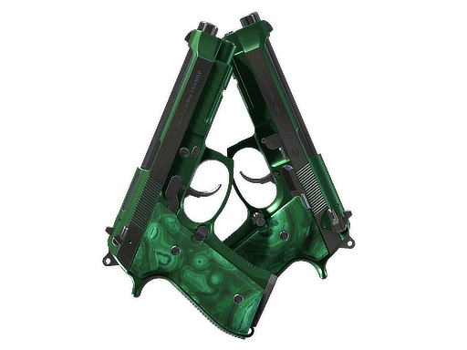 Dual Berettas | Polished Malachite image