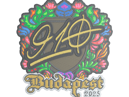 Sticker | 910 (Embroidered) | Budapest 2025 image