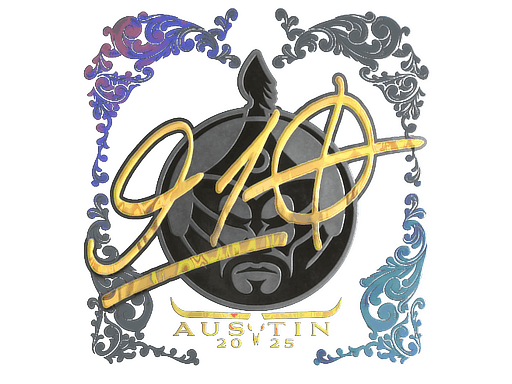 Sticker | 910 (Holo) | Austin 2025 image