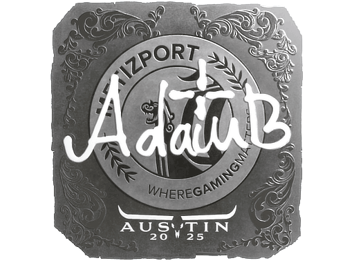 Sticker | adamb (Foil) | Austin 2025 image