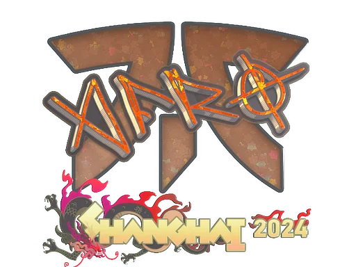 Sticker | afro (Glitter) | Shanghai 2024 image