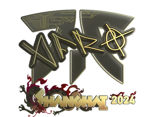 Sticker | afro (Gold) | Shanghai 2024 image