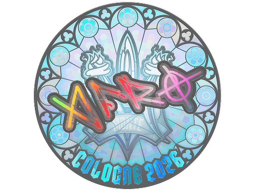 Sticker | afro (Holo) | Cologne 2026 image