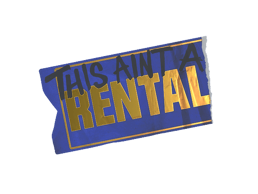 Sticker | Ain't A Rental (Foil) image