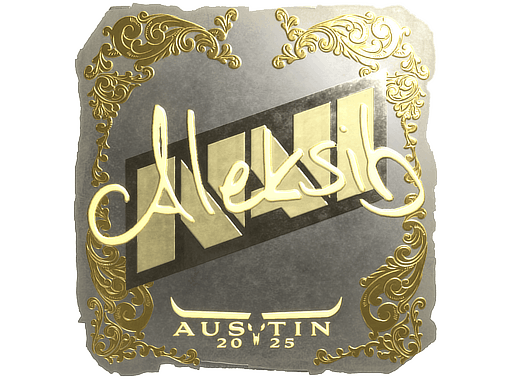 Sticker | Aleksib (Gold) | Austin 2025 image