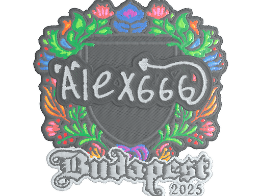 Sticker | alex666 (Embroidered) | Budapest 2025 image