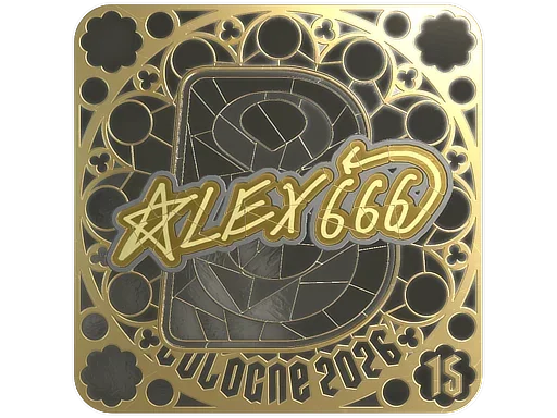 Sticker | alex666 (Gold, Ranked) | Cologne 2026 image