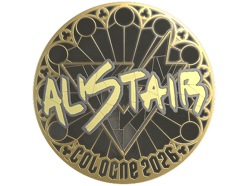 Sticker | aliStair (Gold) | Cologne 2026 image
