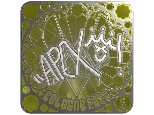 Sticker | apEX (Foil, Ranked) | Cologne 2026 image