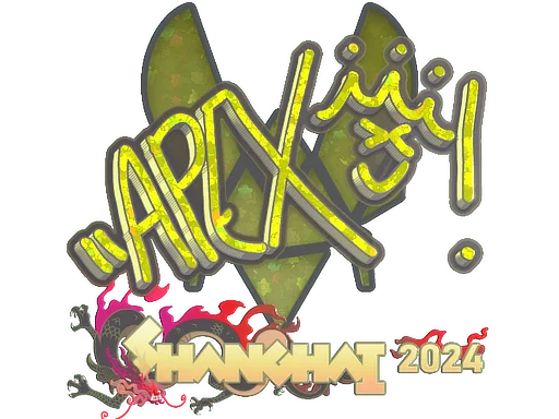 Sticker | apEX (Glitter) | Shanghai 2024 image