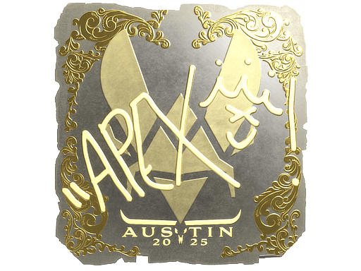 Sticker | apEX (Gold) | Austin 2025 image