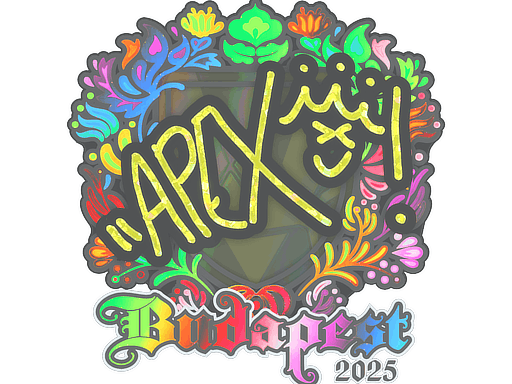 Sticker | apEX (Holo) | Budapest 2025 image