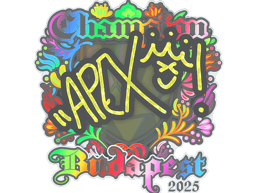 Sticker | apEX (Holo, Champion) | Budapest 2025 image
