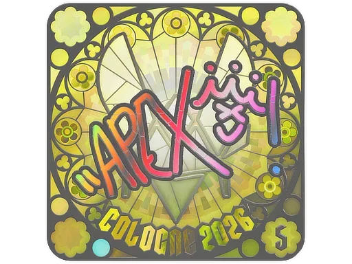 Sticker | apEX (Holo, Ranked) | Cologne 2026 image