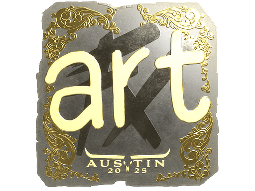 Sticker | arT (Gold) | Austin 2025 image