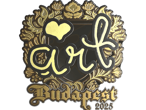 Sticker | arT (Gold) | Budapest 2025