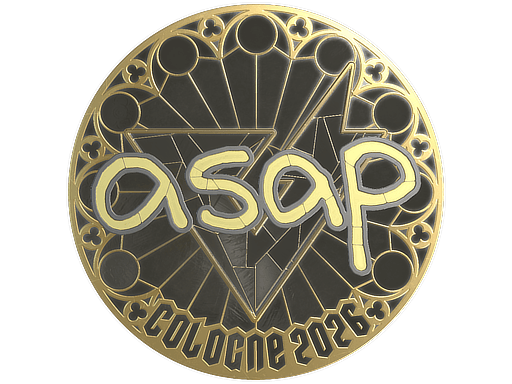 Sticker | asap (Gold) | Cologne 2026 image