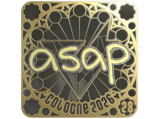 Sticker | asap (Gold, Ranked) | Cologne 2026 image