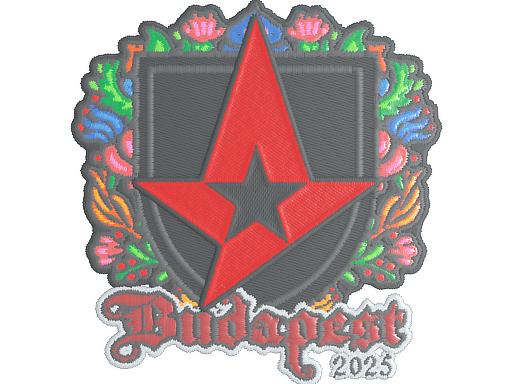 Sticker | Astralis (Embroidered) | Budapest 2025 image