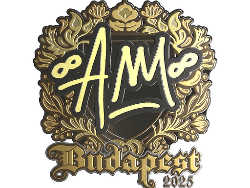 Sticker | AW (Gold) | Budapest 2025 image
