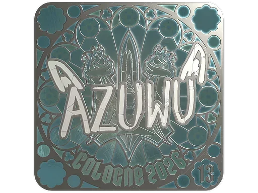 Sticker | AZUWU (Foil, Ranked) | Cologne 2026 image