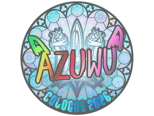 Sticker | AZUWU (Holo) | Cologne 2026 image