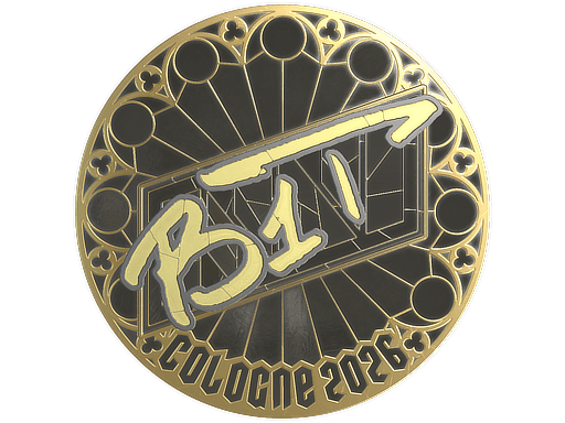 Sticker | b1t (Gold) | Cologne 2026 image