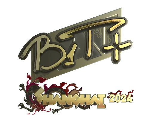 Sticker | b1t (Gold) | Shanghai 2024 image