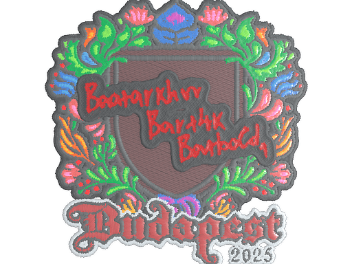 Sticker | Bart4k (Embroidered) | Budapest 2025 image