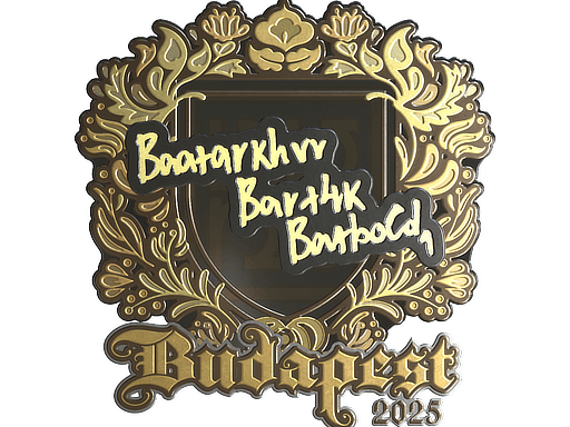 Sticker | Bart4k (Gold) | Budapest 2025 image