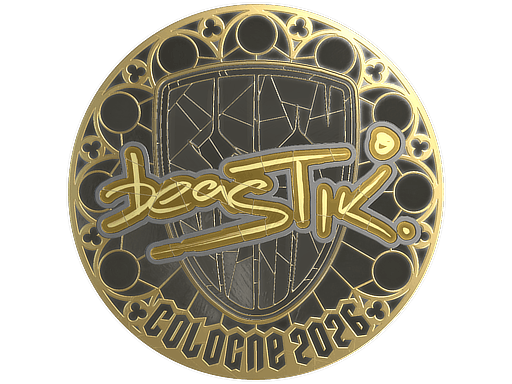 Sticker | beastik (Gold) | Cologne 2026 image