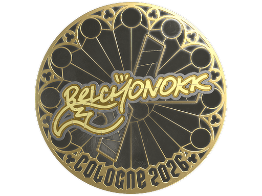 Sticker | BELCHONOKK (Gold) | Cologne 2026 image