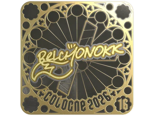 Sticker | BELCHONOKK (Gold, Ranked) | Cologne 2026 image