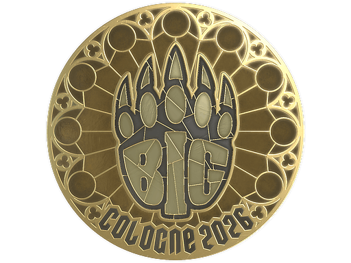 Sticker | BIG (Gold) | Cologne 2026 image