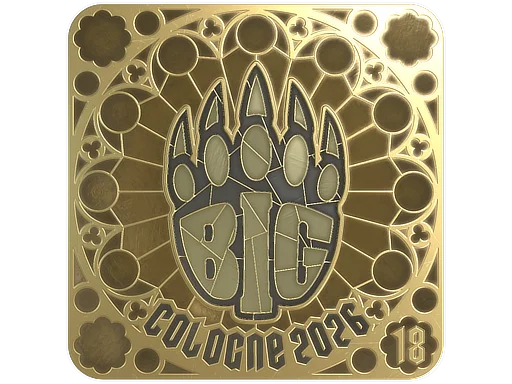 Sticker | BIG (Gold, Ranked) | Cologne 2026 image