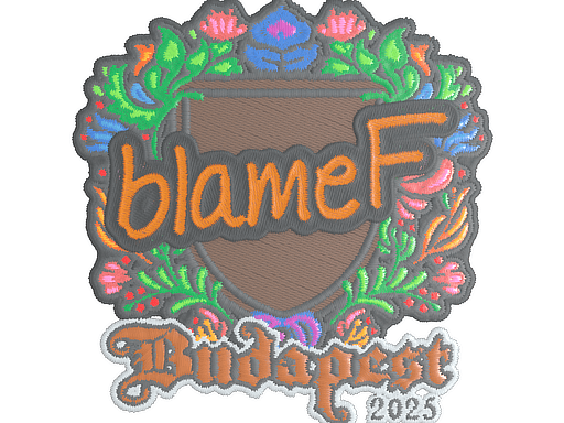 Sticker | blameF (Embroidered) | Budapest 2025 image