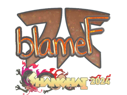 Sticker | blameF (Glitter) | Shanghai 2024 image