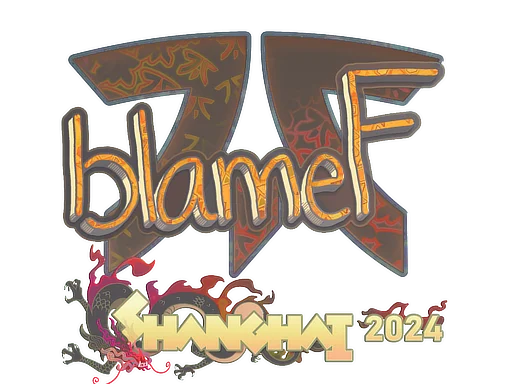 Sticker | blameF (Holo) | Shanghai 2024 image