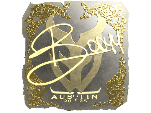 Sticker | bodyy (Gold) | Austin 2025 image
