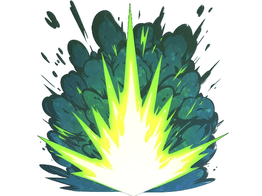 Sticker | Boom Detonation (Glitter)