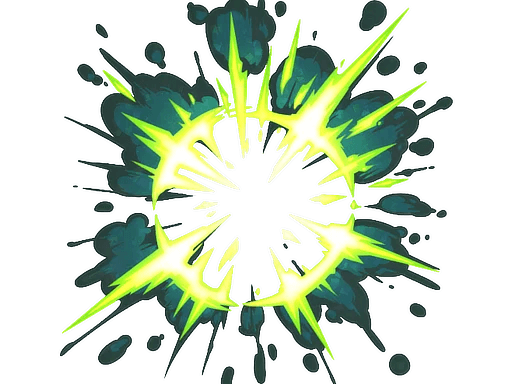 Sticker | Boom Epicenter (Glitter)