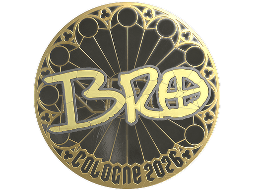 Sticker | br0 (Gold) | Cologne 2026 image