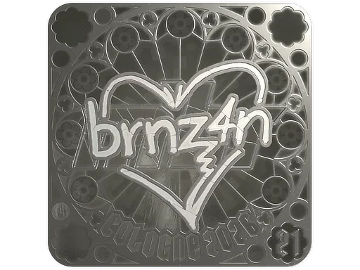 Sticker | brnz4n (Foil, Ranked) | Cologne 2026 image