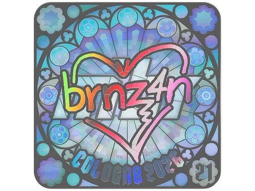 Sticker | brnz4n (Holo, Ranked) | Cologne 2026 image