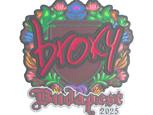 Sticker | broky (Embroidered) | Budapest 2025 image